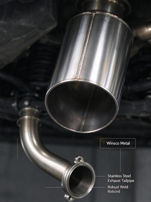 के बारे में नवीनतम कंपनी का मामला Winsco Metal Stainless Steel Exhaust Tailpipe | Stable Weld & Excellent Bending Performance
