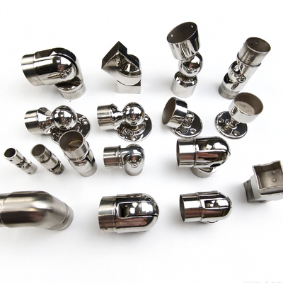 गुणवत्ता  304/316 Stainless Steel Adjustable Handrail Elbow, Swivel Railing Tube Connector Fittings फैक्टरी