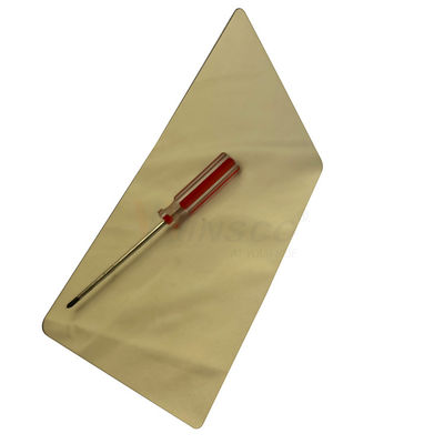 1250 मिमी सुपर मिरर स्टेनलेस स्टील शीट 316 टाइटेनियम गोल्ड कोटिंग