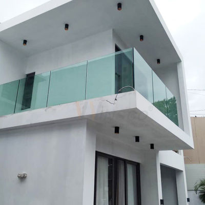 स्टेनलेस स्टील 1.2 मिमी 1.5 मिमी 2 मिमी आईनॉक्स ग्लास रेलिंग बाड़ अच्छा संक्षारण प्रतिरोधी