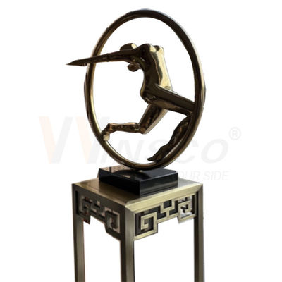 होम डेकोरेशन कस्टमाइज्ड स्टेनलेस स्टील क्राफ्ट मेटल फैब्रिकेशन 8k मिरर