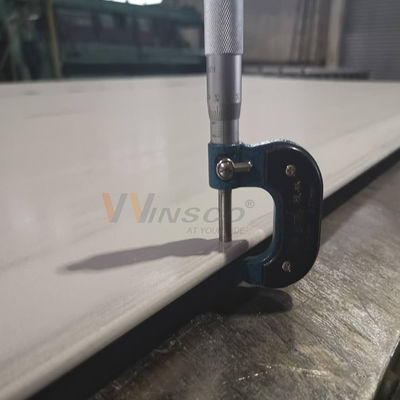 नंबर 1 समाप्त 1220mmx4000mm स्टेनलेस स्टील प्लेट हॉट रोल्ड