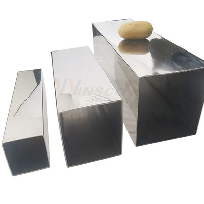 TUBO CUADRADO BRILLANTE POLISH 600 CALIDAD 201 304 ग्रेड डेकोरेटिवो आईनॉक्स स्टेनलेस स्टील स्क्वायर पाइप