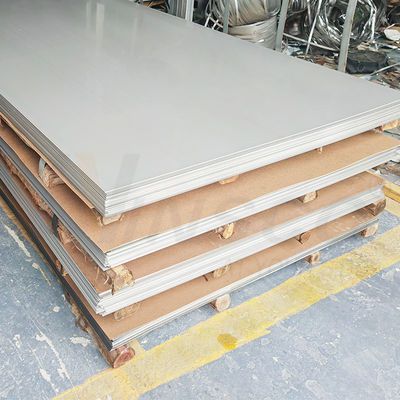 EN1.4404 S31603 AISI 316 2500mmx1250mm स्टेनलेस प्लेट 0.6mm मोटाई स्टेनलेस स्टील 2B शीट मिल किनारे