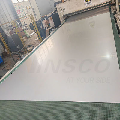 5ftx10ft 304 304L वर्ग 1500mmx3000mmx1.2mm शून्य शिकायत WinscoMetal स्टेनलेस स्टील 2b सतह धातु शीट