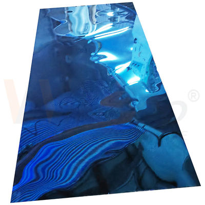 4ftx8ft स्टेनलेस धातु शीट 1220mmx2440mm SS 201 ब्लू स्टेनलेस स्टील प्लेट 3.0mm मोटाई