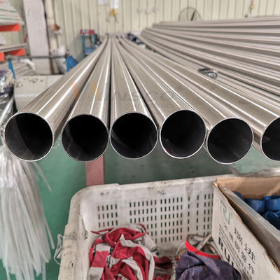 0.8 मिमी-3.0 मिमी मोटाई साटन Inox हैंडल पाइप एस एस 201 304 316 दर्पण 48.3 मिमी ओडी स्टेनलेस स्टील गोल ट्यूब