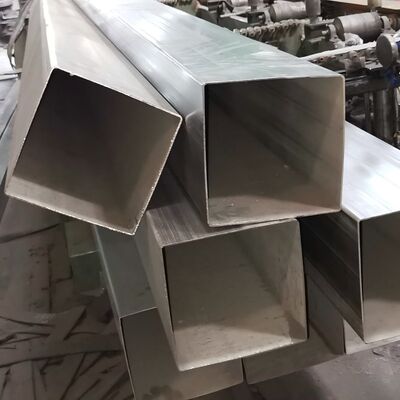 10×10mm से 200×200mm स्टेनलेस स्टील स्क्वायर और आयताकार ट्यूब 1.5-5.0mm दीवार की मोटाई के साथ निर्माण और रेलिंग के लिए