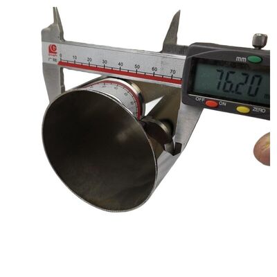 3'' ओडी 1.2 मिमी-5.0 मिमी मोटाई Inox गोल ट्यूब SUS 201 304 316 दर्पण साटन खत्म 76.2 मिमी स्टेनलेस स्टील पाइप