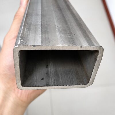 150x300mm बड़े आकार की वेल्डेड स्टेनलेस स्टील आयताकार ट्यूब SS201 SS304 SS316 निर्माण और फैब्रिकेशन के लिए