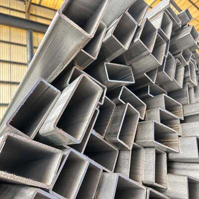 150x300mm बड़े आकार की वेल्डेड स्टेनलेस स्टील आयताकार ट्यूब SS201 SS304 SS316 निर्माण और फैब्रिकेशन के लिए
