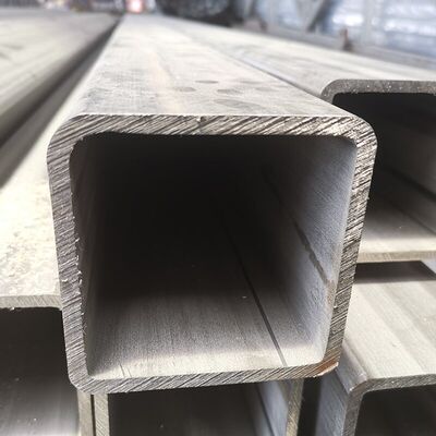 SUS 201 AISI 304 TP 316 ग्रेड बड़े आकार का Inxo मोटी दीवार ट्यूब 120mmx120mm स्टेनलेस स्टील स्क्वायर पाइप