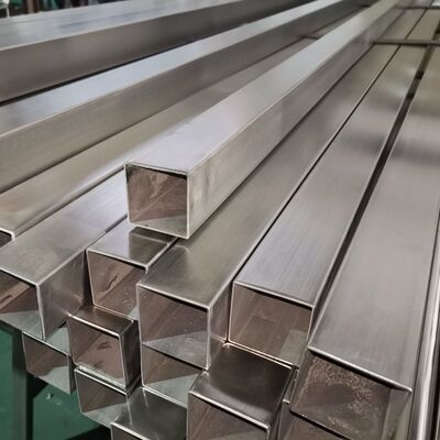 SUS 201 304 316 दर्पण साटन समाप्त Inox वेल्डेड पाइप 0.7mm-3.5mm मोटाई स्टेनलेस स्टील स्क्वायर ट्यूब 40mmx40mm