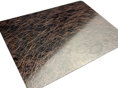 एसएस वाइब्रेशन मिरर डार्क कॉपर प्लेटिंग ब्लैकनिंग एंटीक शीट